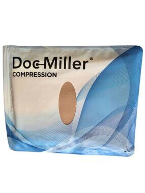 DOC MILLER Open Toe Compression Sleeves 15-20 MMHG - 1 Pair, Skin Tall (X-Large)